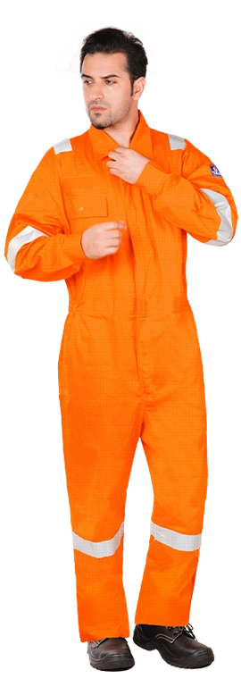 Flame-retardant and anti-static suit